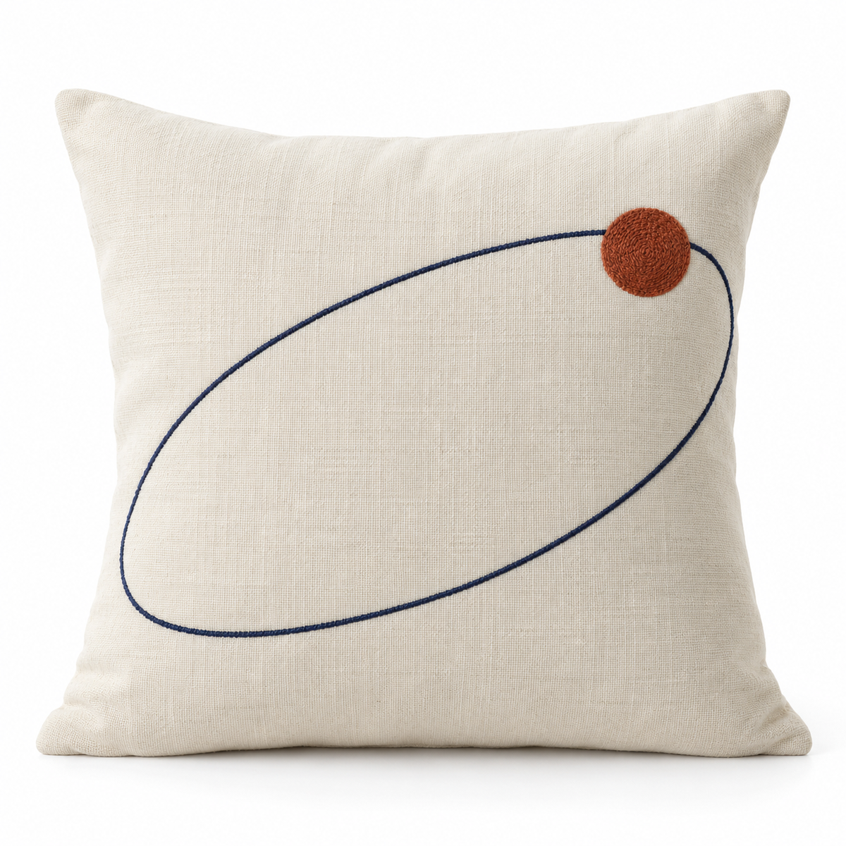 Orbit Embroidered Cushion Cover