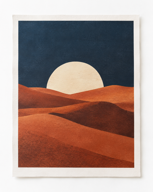 Martian Sunset Art Print