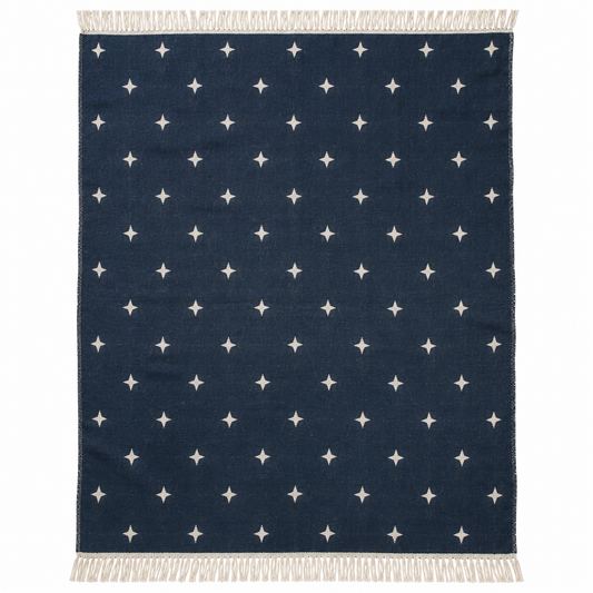 Midnight Star Jacquard Throw