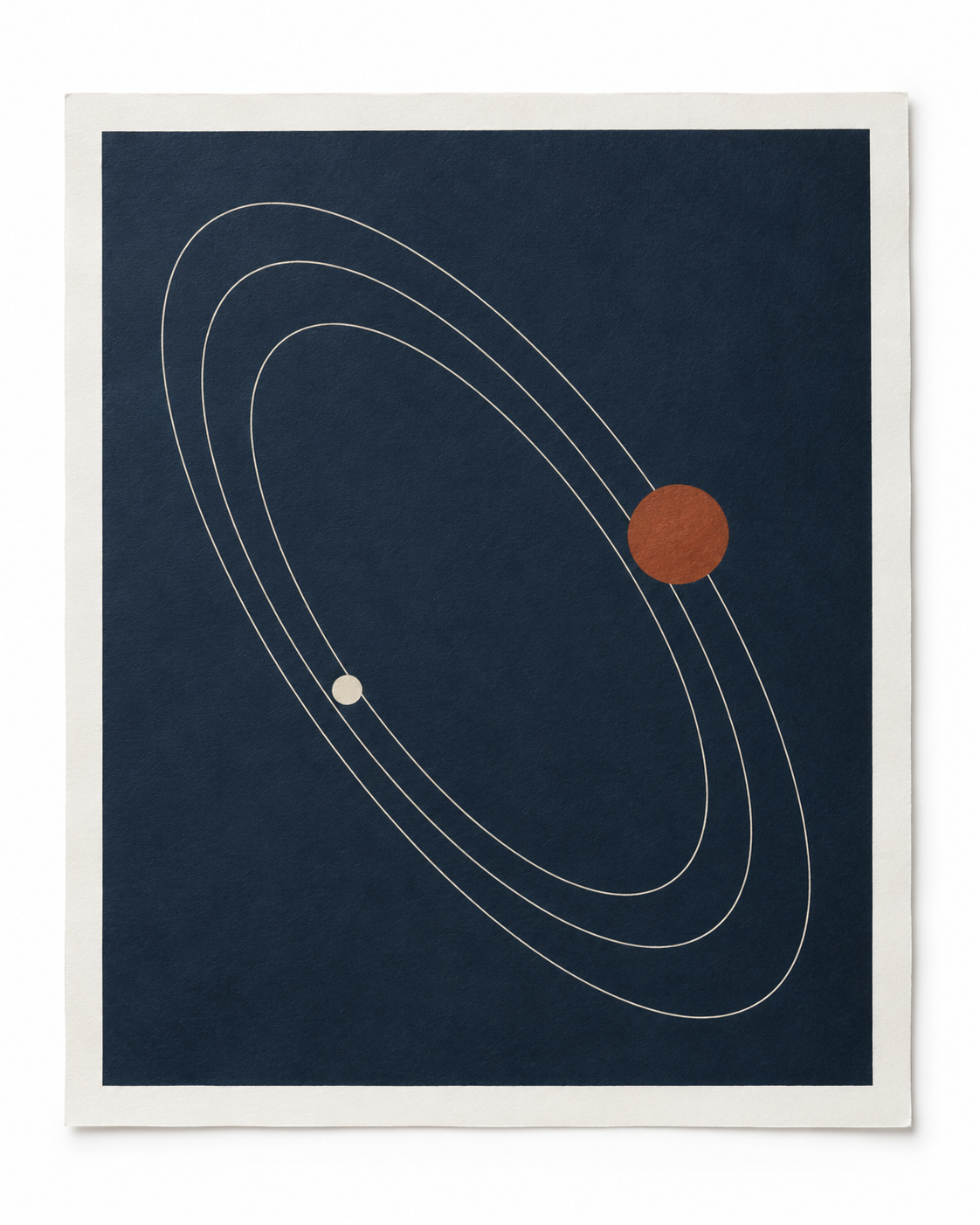 Orbital Geometry Art Print