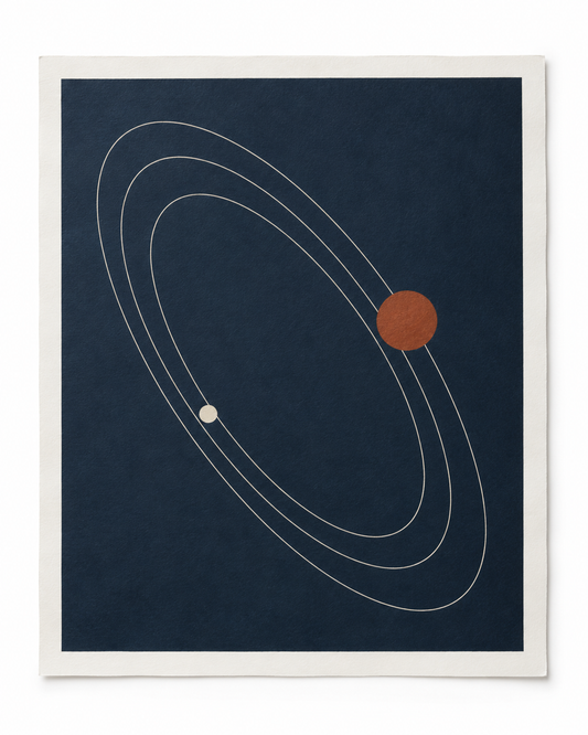Orbital Geometry Art Print