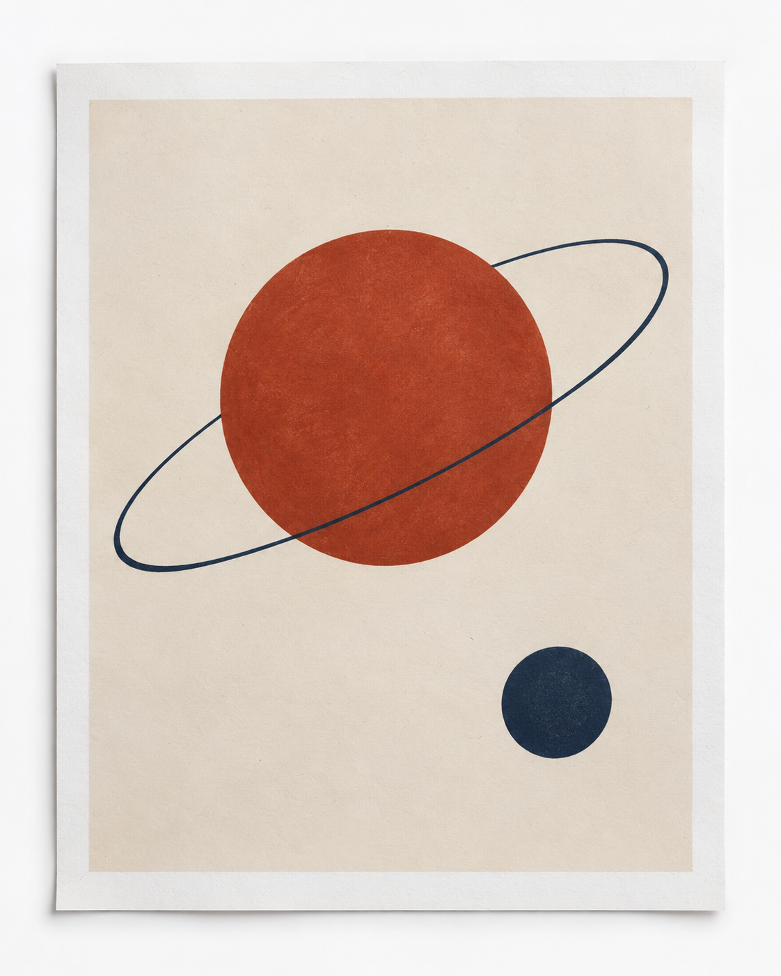 Abstract Planet Art Print