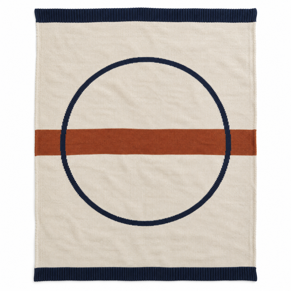 Orbit Geometric Knitted Throw