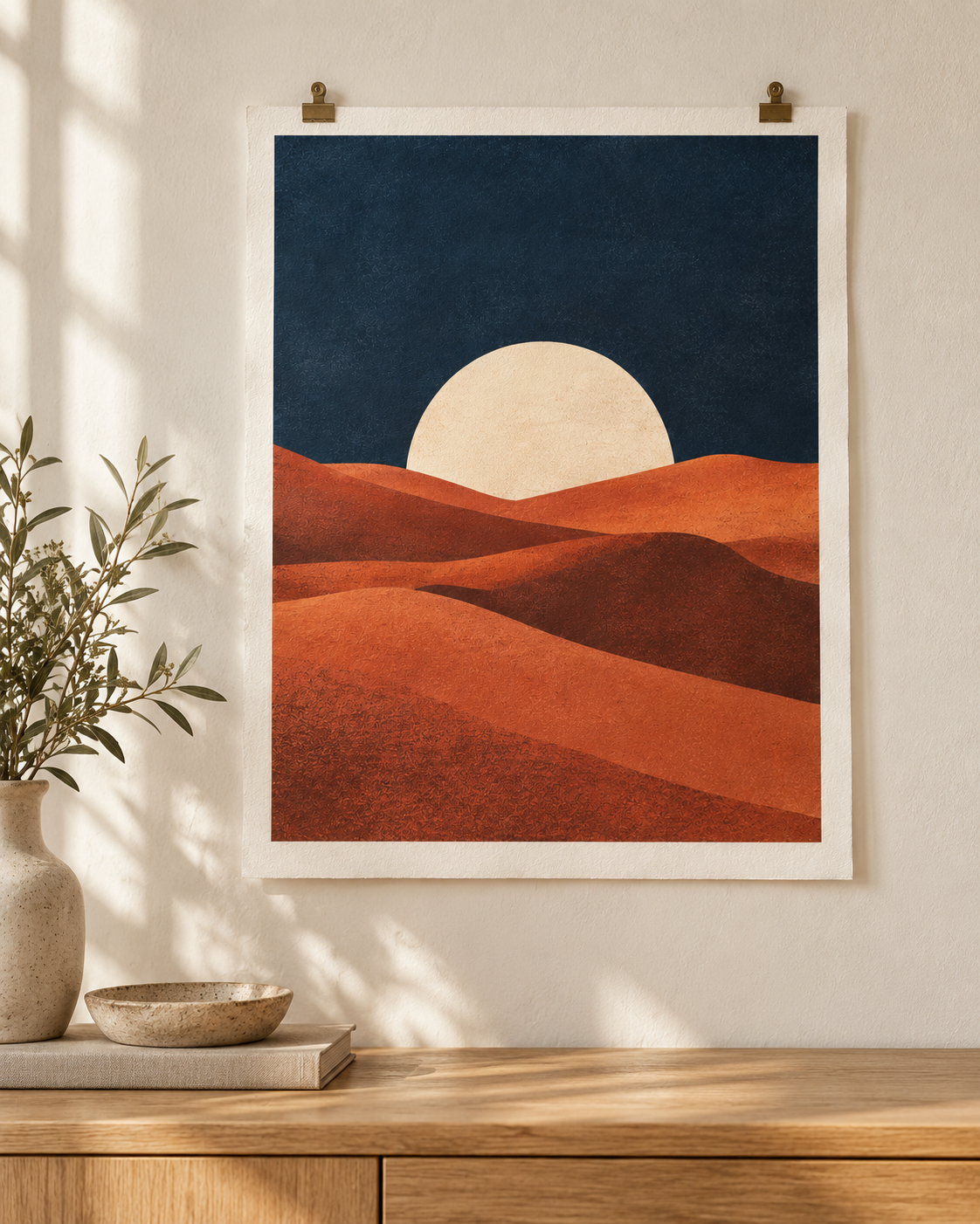 Martian Sunset Art Print