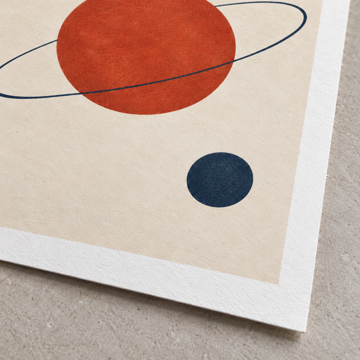 Abstract Planet Art Print