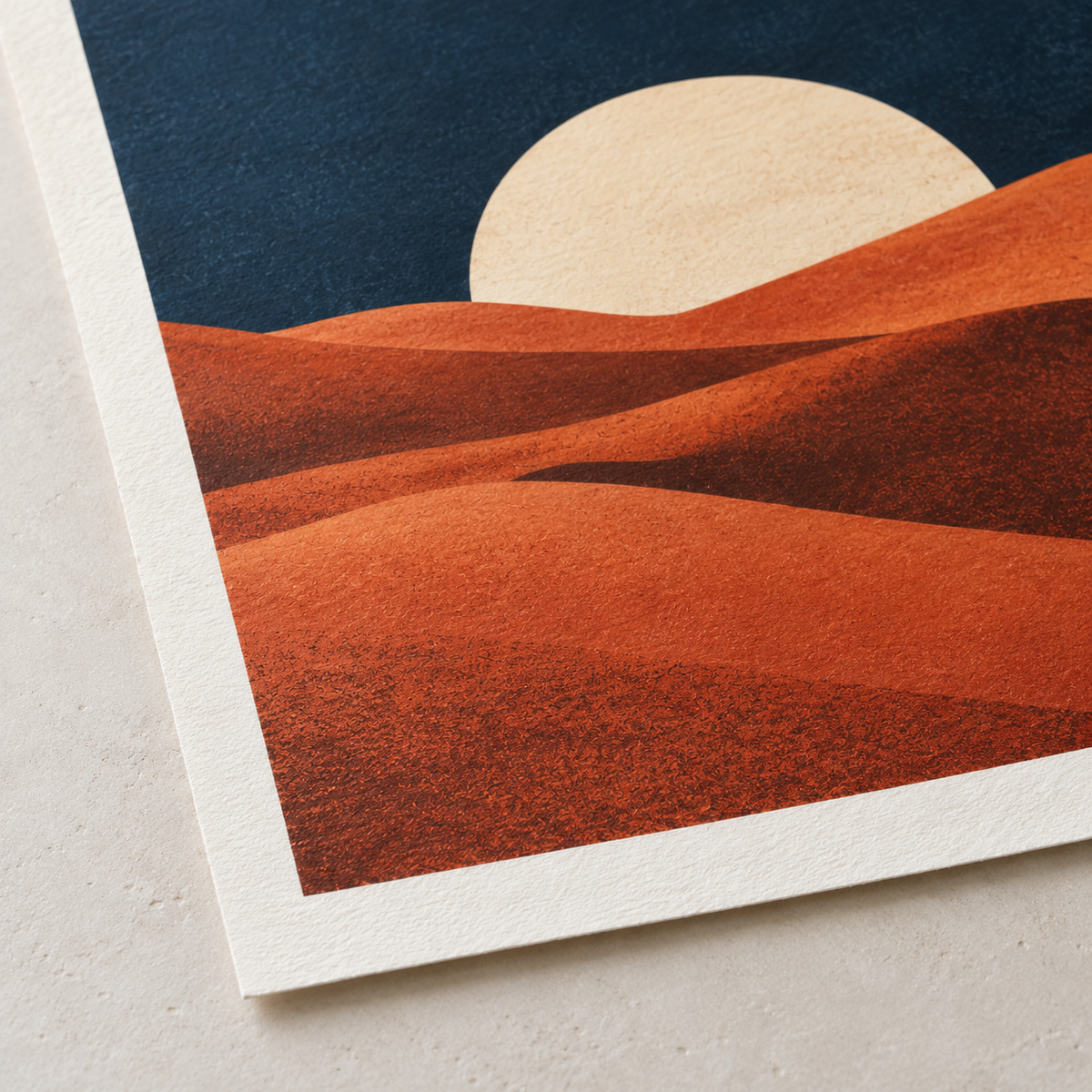 Martian Sunset Art Print