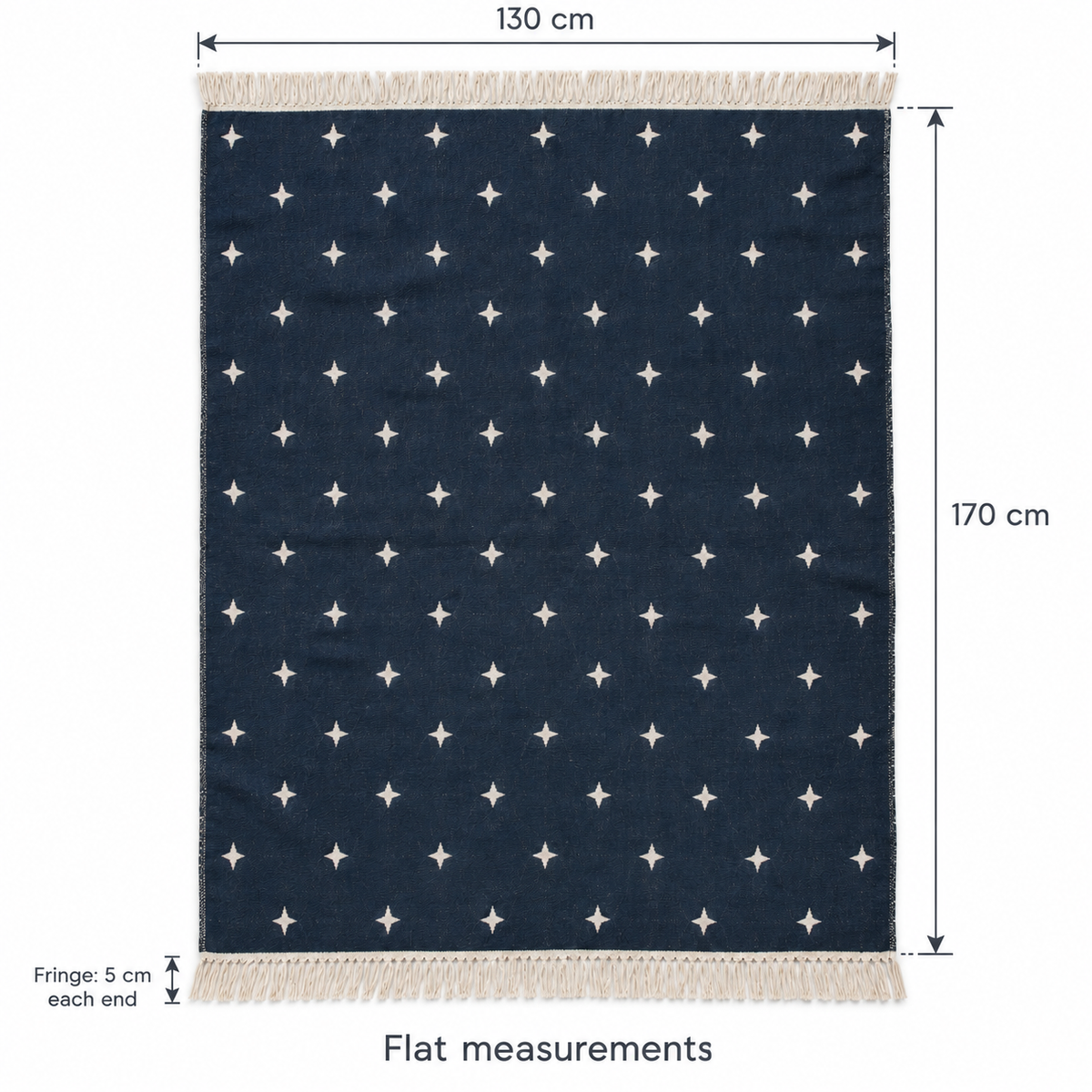 Midnight Star Jacquard Throw