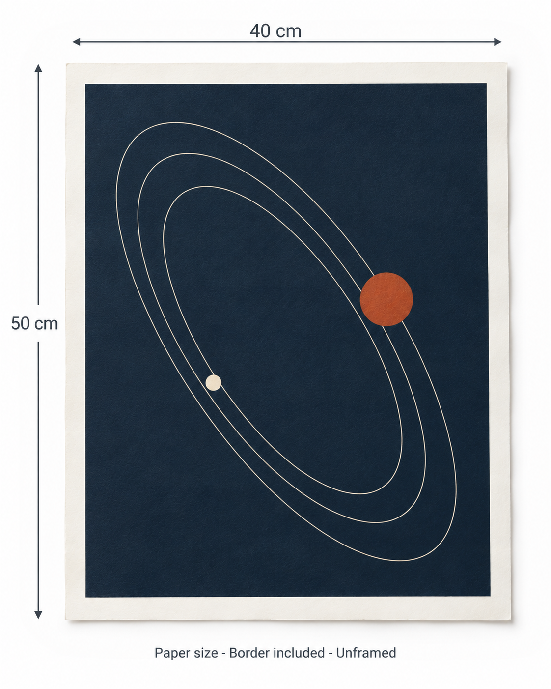 Orbital Geometry Art Print