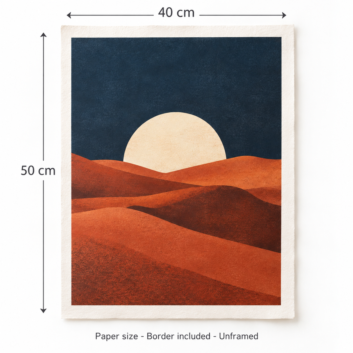 Martian Sunset Art Print